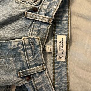 Abercrombie & Fitch Sky Blue High Rise Jeans